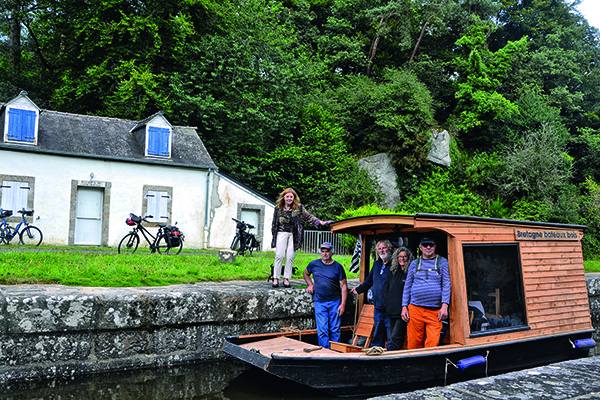 Navigation sur le canal de Nantes à Brest